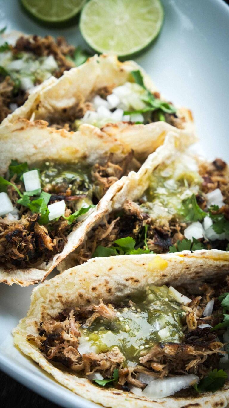 Crispy Pork Carnitas Street Tacos Recipe Molé in the Wall