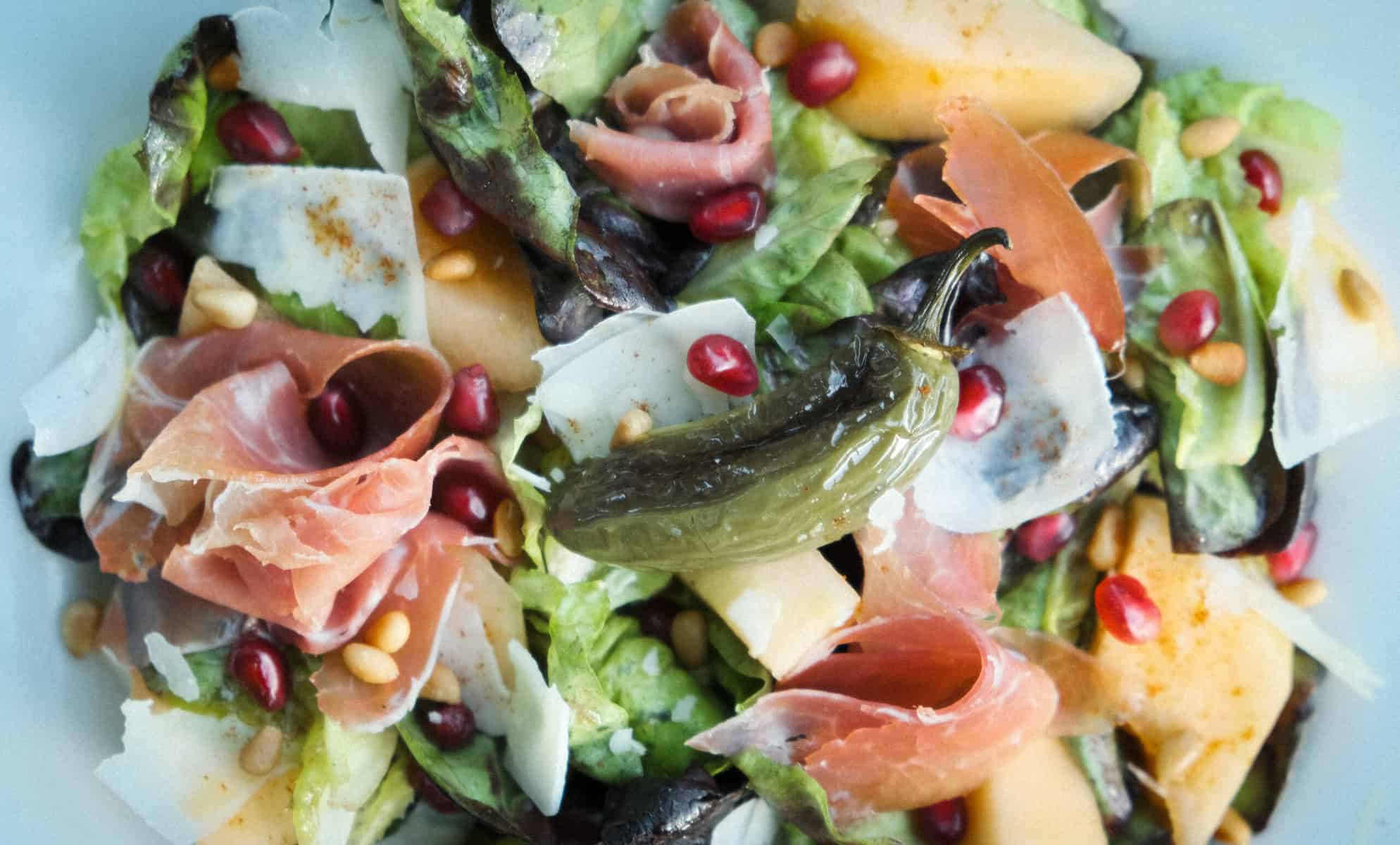 prosciutto and melon appetizer salad