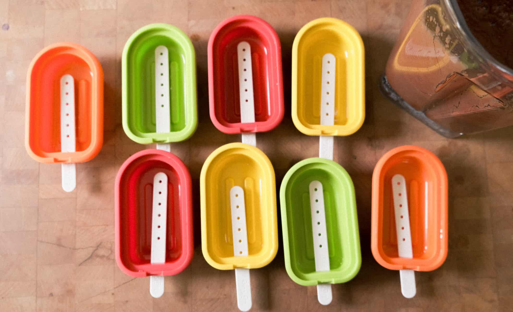 popsicle molds for chocolate fudgsicles