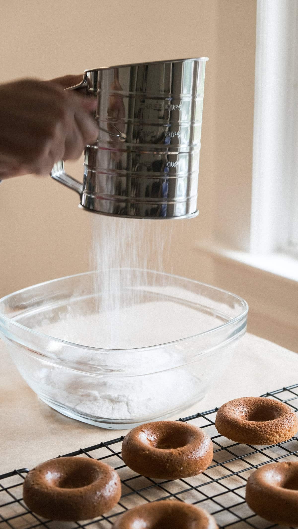 Maple doughnut glaze