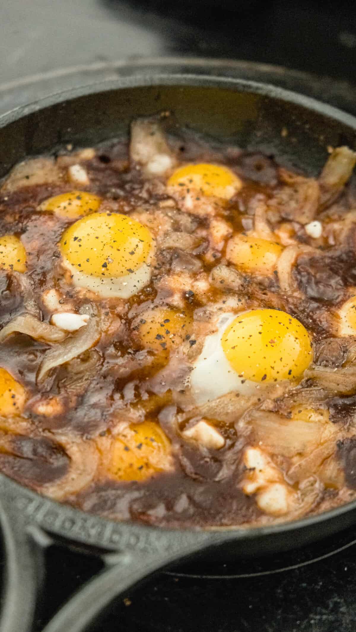 Traditional huevos rancheros