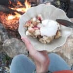 Old fashioned bread pudding