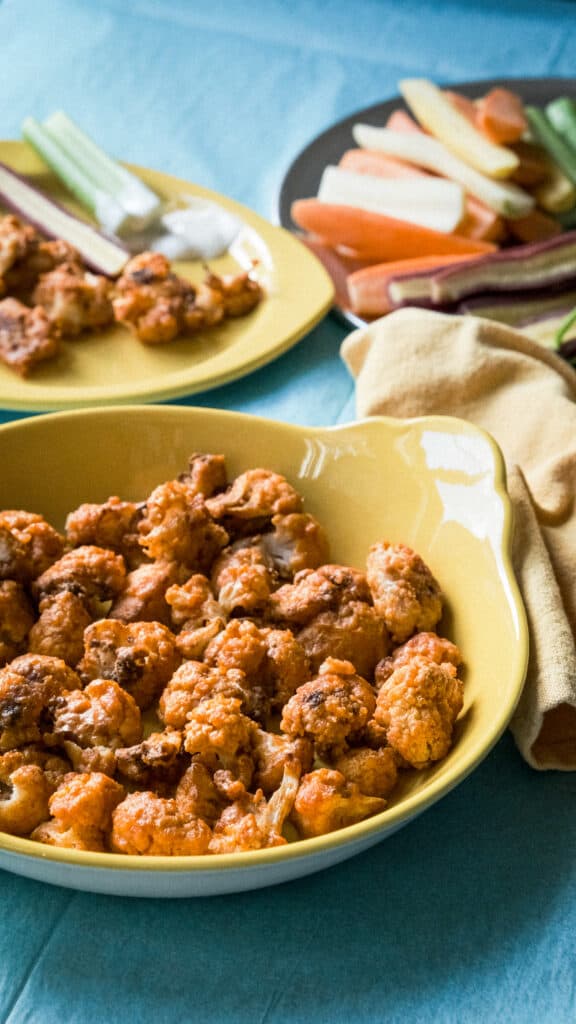 Airfryer cauliflower bites