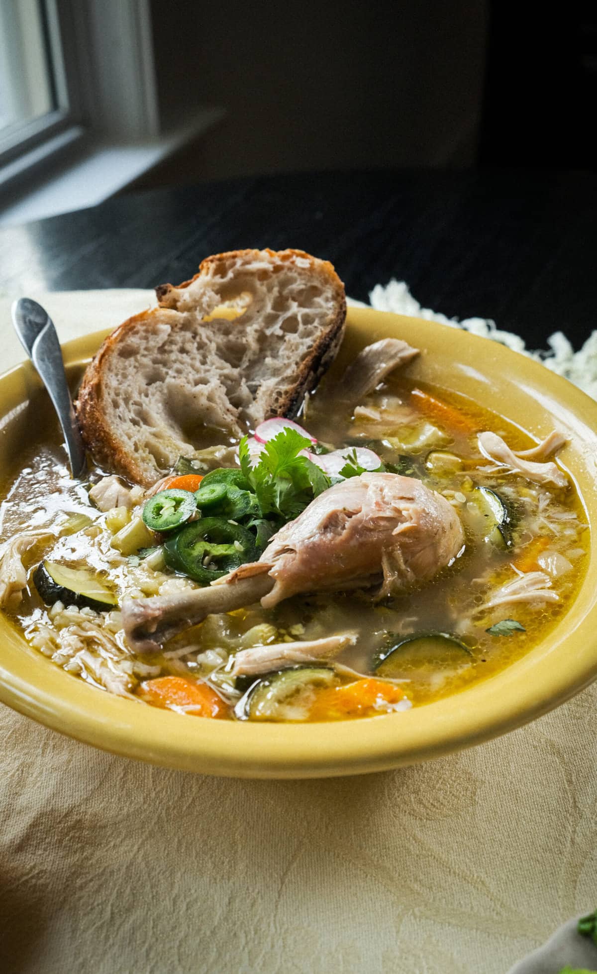 Mexican chicken soup