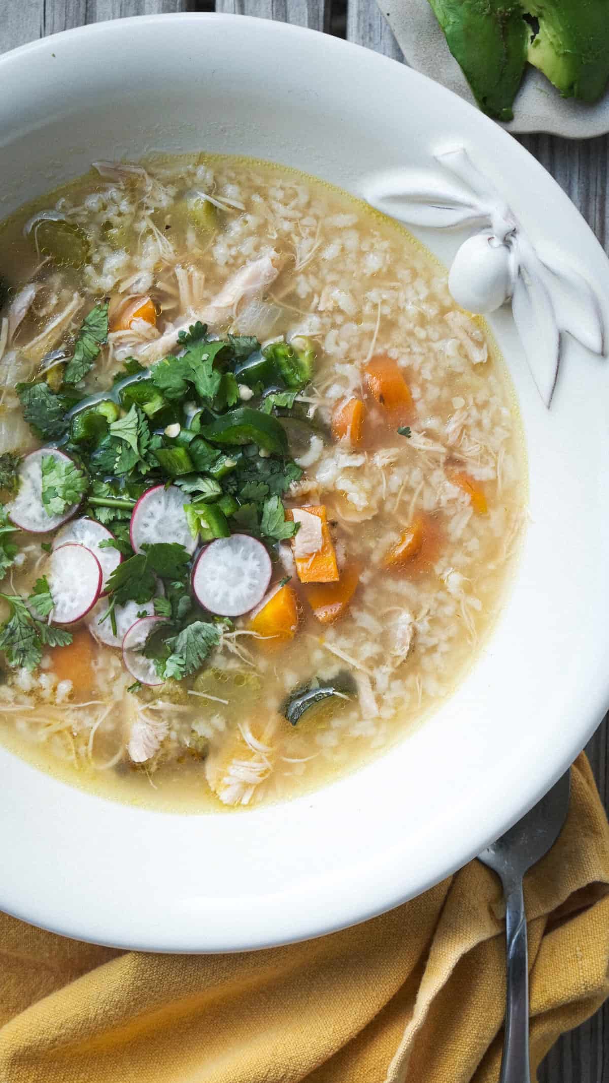 Caldo de pollo recipe Mexicano