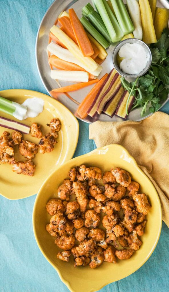 Buffalo cauliflower bites air fryer