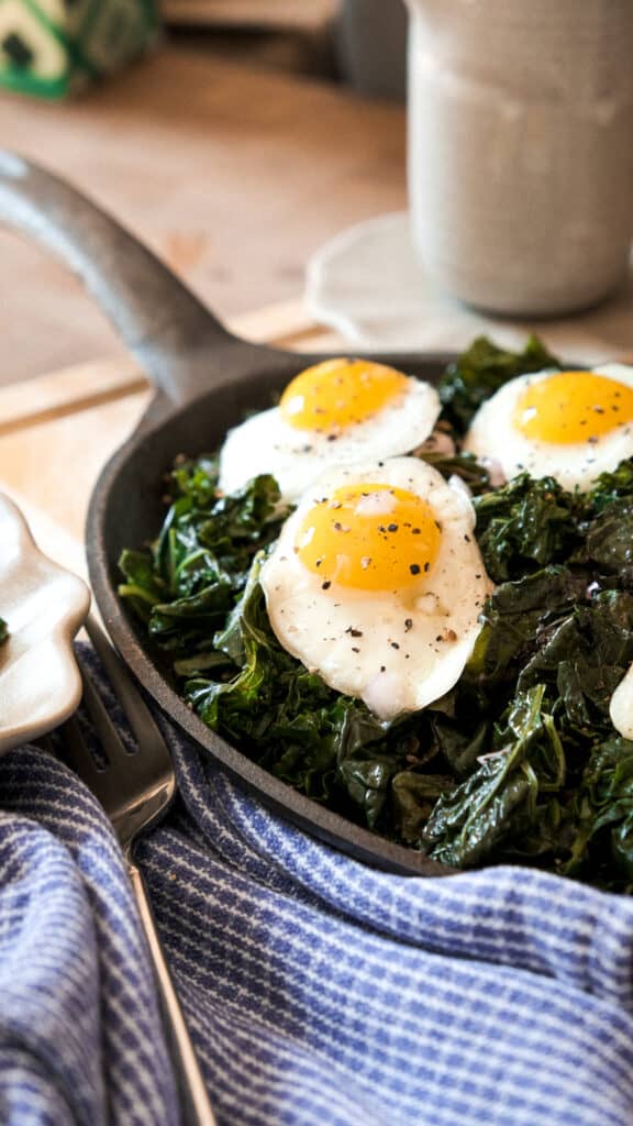 Homemade collard greens