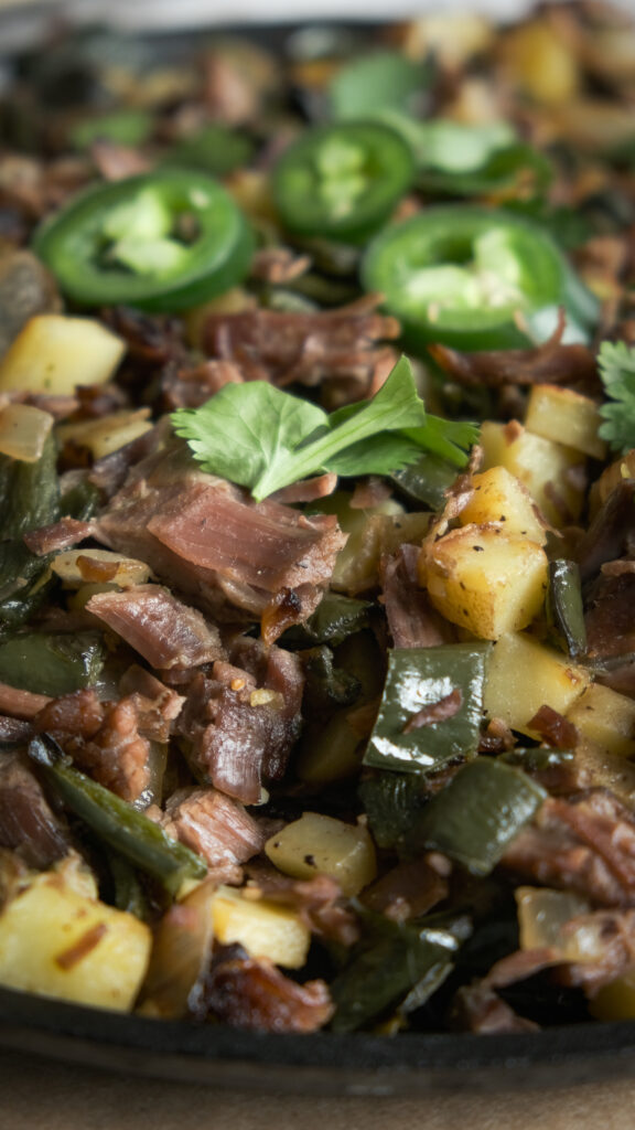 corned beef leftovers hash