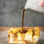 Overnight pumpkin french toast bake