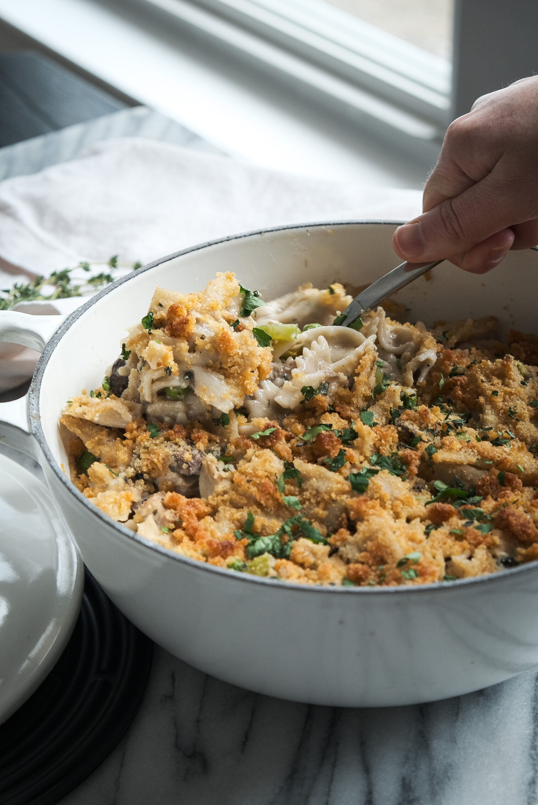 Turkey Casserole with Egg Noodles - Molé in the Wall