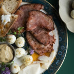 Soft boiled quail eggs