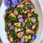 Grilled broccolini salad