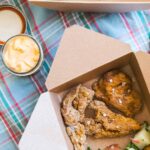 fried oyster mushroom burger