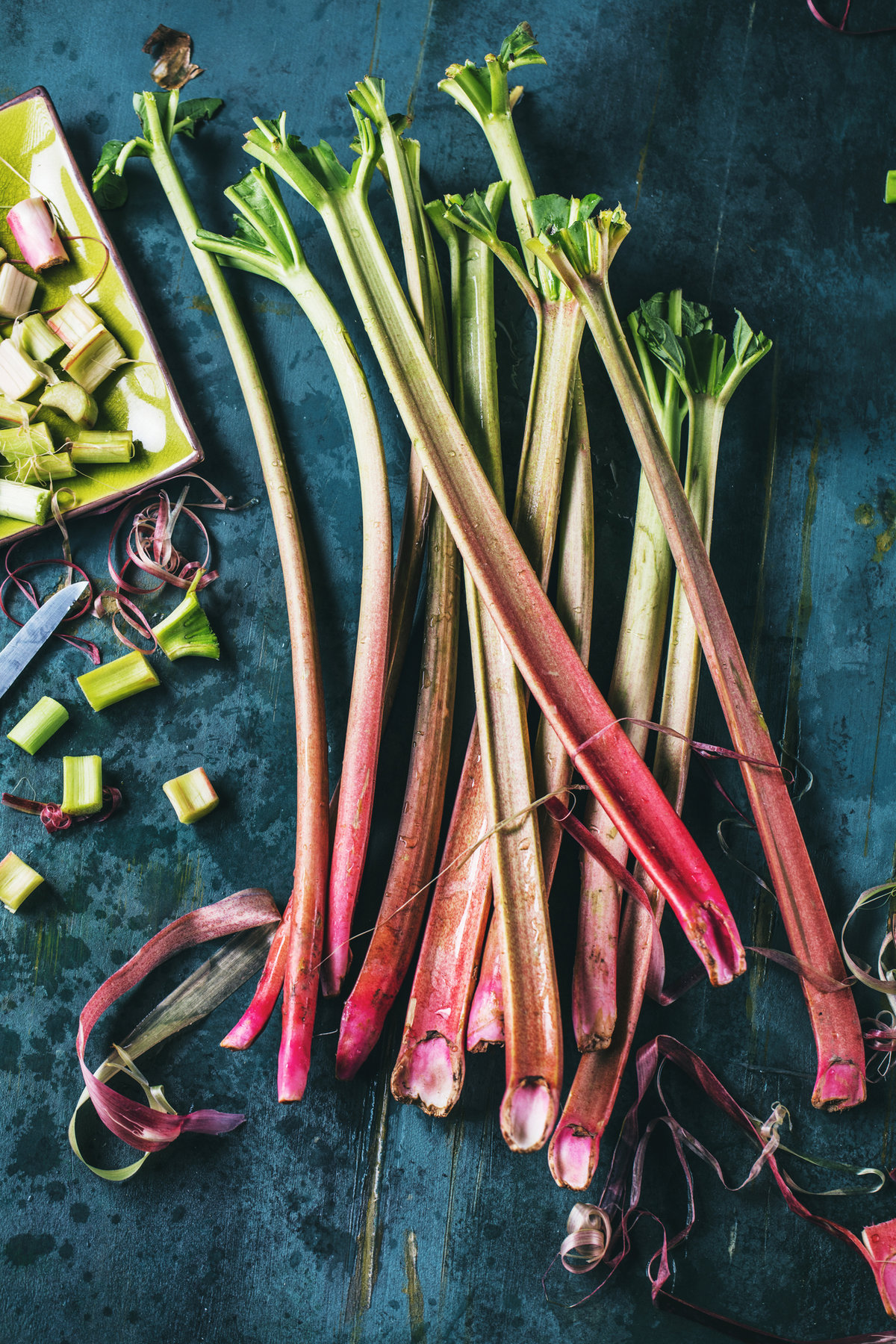 fresh rhubarb