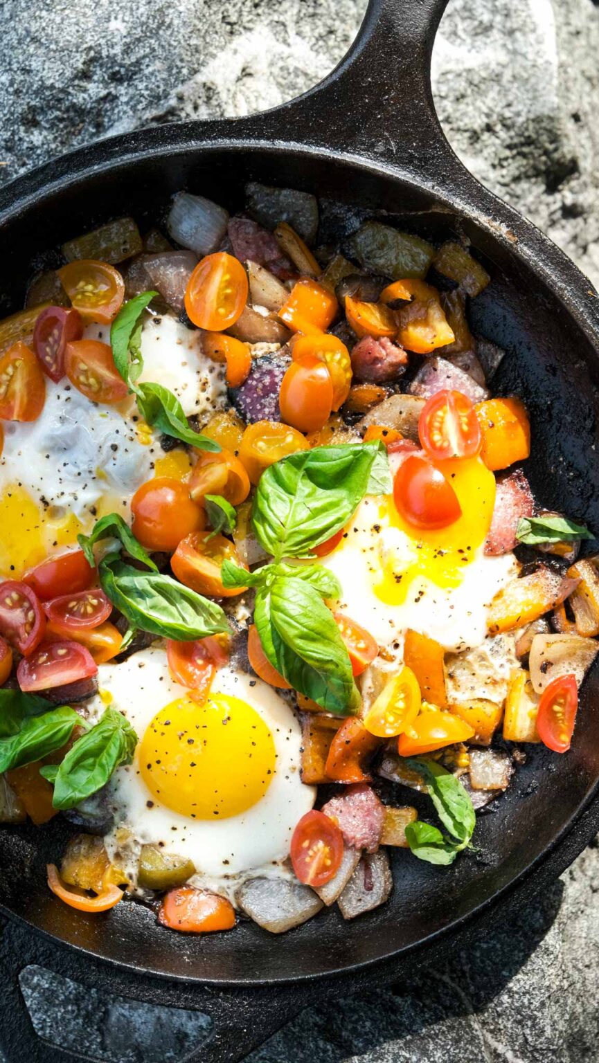 Cast Iron Breakfast Bake - Molé In The Wall