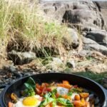 egg skillet camping