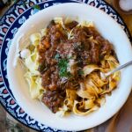 Braised beef ragu pappardelle