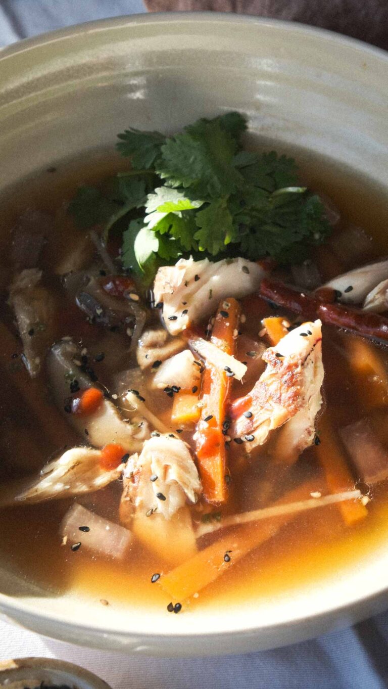 miso soup, Japanese fish stew