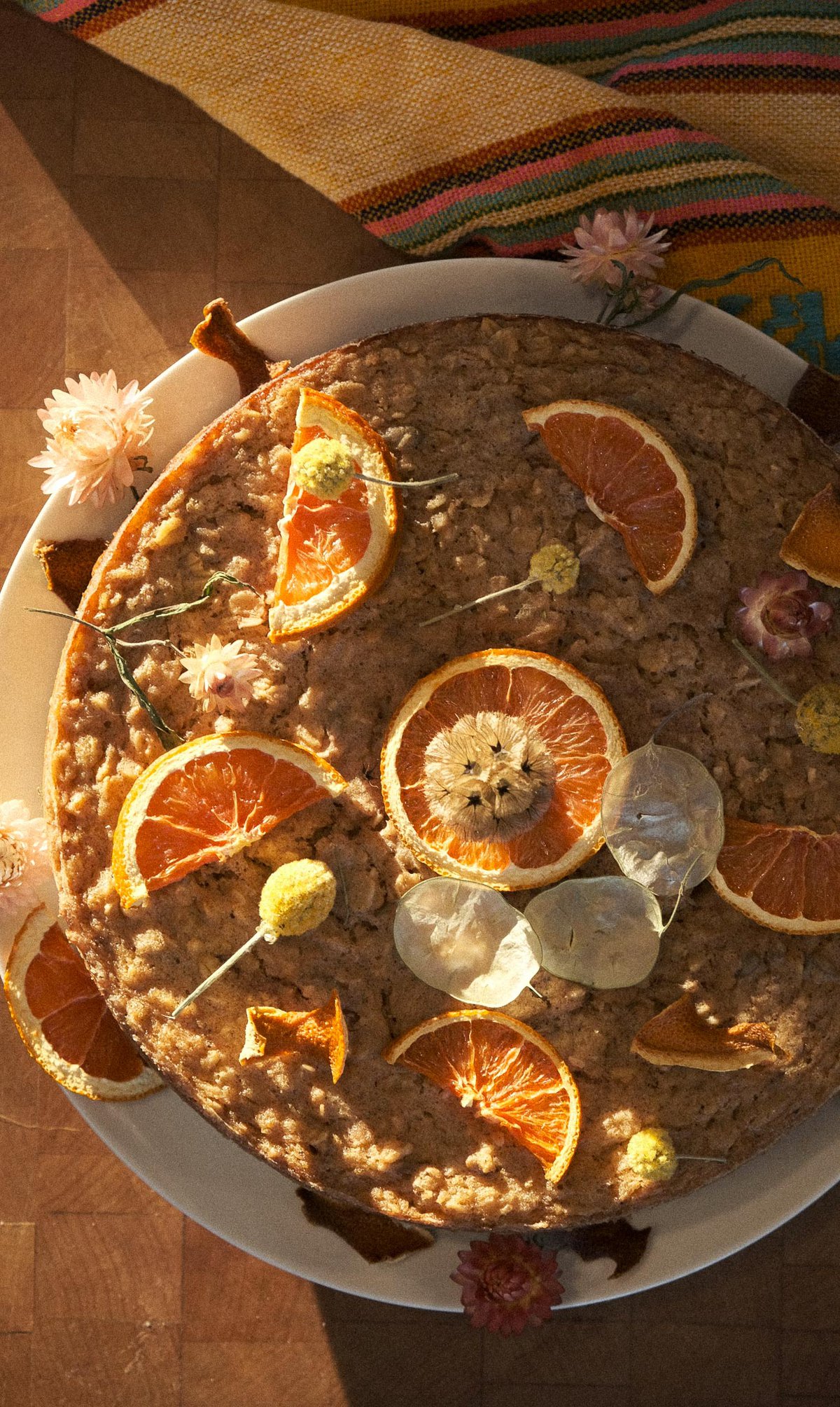 oat cake orange cardamom